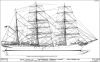 Training Ship "Grossherzog Friedrich August" (Later "Statsraad Lehmkuhl") - Sail and Rigging Plan