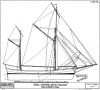 Halcyon - Steel Coasting Ketch - Sail and Rigging Plan