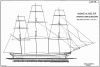 Early Merchant Ship - Outline Sail Plan